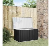 vidaXL Baule da Giardino Antracite 129x67x65 cm