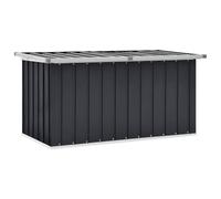 vidaXL Baule da Giardino Antracite 129x67x65 cm