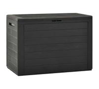 vidaXL Baule da Giardino Antracite 78x44x55 cm