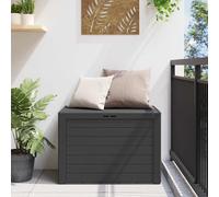 vidaXL Baule da Giardino Antracite 78x44x55 cm