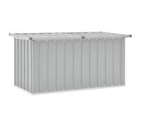 vidaXL Baule da Giardino Grigio 129x67x65 cm