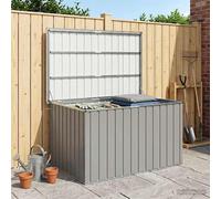 vidaXL Baule da Giardino Grigio 150x101x91 cm