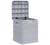 Baule da giardino 90 l grigio chiaro