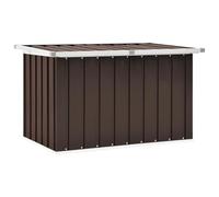 vidaXL Baule da Giardino Marrone 109x67x65 cm