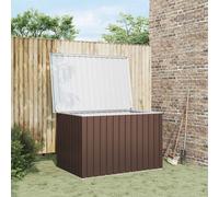 vidaXL Baule da Giardino Marrone 149x99x93 cm