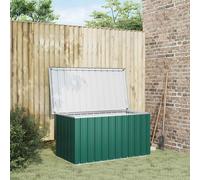 vidaXL Baule da Giardino Verde 129x67x65 cm