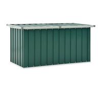 vidaXL Baule da Giardino Verde 129x67x65 cm