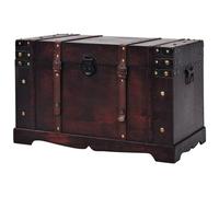 VIDAXL - Baule del Tesoro Vintage in Legno 66x38x40 cm