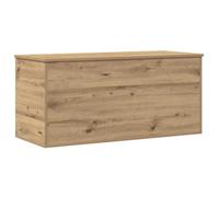 vidaXL Baule di Archiviazione | Minimalista in Rovere Artigianale | Grande Baule di Legno per Soggiorno e Camera da Letto | Finitura Laccata Resistente | Organizer Elegante per la Casa | Ideale per M