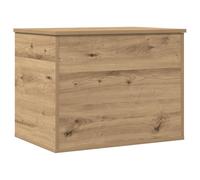 vidaXL Scatola di Stoccaggio con Coperchio Rovere Artigianale 60x42x46 cm Legno Ingegnerizzato