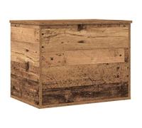 vidaXL Baule di Stoccaggio Rustico in Legno | Finitura in Legno Antico | Grande Cassa per Soggiorno e Camera da Letto | Legno Massello Riciclato | Decorativo | Facile Assemblaggio Richiesto | Mobili p