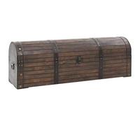 Baule in legno massello stile vintage 120x30x40 cm