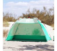 vidaXL Beach Tent 2-Person Azure Blue Quick Release Waterproof Verde