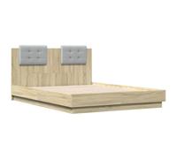vidaXL Giroletto Testiera Rovere Sonoma 120x190 cm Legno Multistrato