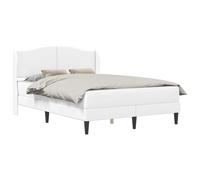 Struttura del letto con testiera Bianco 120 x 200 cm Similpelle