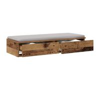 vidaXL Cassetti per Letto Legno Vecchio 100 x 36,5 x 16,5 cm, Spazio in abbondanza, Arredamento Minimalista, Mobile Elegante per Camera, cassetto Moderno con Funzione Push-to-Open