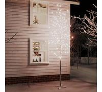 AX Albero Di Natale Artificiale 672LED/6W Bianco Caldo Rami 60x60x400cm + 345147