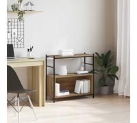 vidaXL Biblioteca Artisian Rovere 80x30x78,5 cm Legno ingegnerizzato