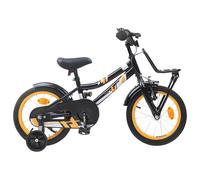 vidaXL Bici per bambini 12 Pollici per 2-4 Anni Arancione Nero, Bicicletta Classica Bambino, Bicicletta Ragazzo Ragazza Perfetto Per I Giovani Corridori, Avvio Ciclismo