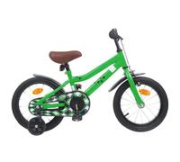 vidaXL Bicicletta Bambino 12 Pollici per 2-4 Anni Verde, Manubrio Regolabile, Bicicletta Classica, Bicicletta Confortevole per Bambino Deragliatore Bici Da Città