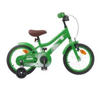 vidaXL Bicicletta per Bambini 12 Pollici per bambini di 2-4 anni Verde