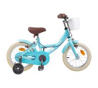 vidaXL Bici per bambini da 16 pollici per 4-6 anni Luce Azzurra, manubrio e sella regolabili classic, bicicletta per bambini per ragazzi e ragazze, bicicletta per bambini in età prescolare