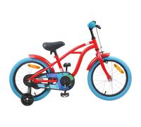vidaXL Bicicletta per bambini 16 Pollici per 4-6 Anni Rosso, Bicicletta Classica Bambino, Bicicletta Bambino Ragazzo, Bambino Bambino, Parchi, Cruiser