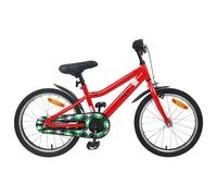 vidaXL Bici Bambino 18 Pollici per 5-7 Anni Rosso, Manubrio Regolabile, Bicicletta Classica, Bicicletta Confortevole Bambino Una Velocità City Bike