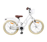 vidaXL Bicicletta per Bambini 20 Pollici 6-11 Bianco