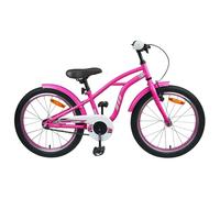 vidaXL Bici per Bambini 22 Pollici 7-12 Rosa Scuro, Avventure in Piena Natura, Un Viaggio a Attraverso Parchi, Foreste e Montagne Scoprendo la bellezza ad Ogni Passo, Telaio Classico.