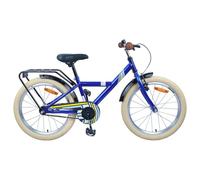 vidaXL Bicicletta per bambini 24 pollici 8-12 anni blu scuro, classica bicicletta per bambini, manubrio regolabile, sedile ergonomico, telaio stabile per piccoli avventurieri