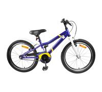 vidaXL Bicicletta per Bambini 24 Pollici per 8-12 anni Blu e bianco