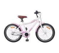 vidaXL Bicicletta per bambini da 6 a 11 anni, rosa chiaro, sedile manubrio regolabile, bicicletta per bambini, per ragazzi ciclisti, per avventure all'aria aperta, per ragazzi
