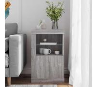 VIDAXL - Armadietto Con Luci Led Grigio Sonoma In Legno Multistrato