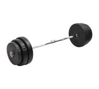 vidaXL Bilanciere Curvo con Dischi 90 kg