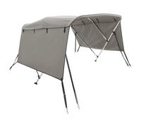 vidaXL Bimini di Prua con Pareti Laterali 3 Archi 183x(137-152) x137cm, Bimini per imbarcazione, tendalino per Barca, Copertura per imbarcazione