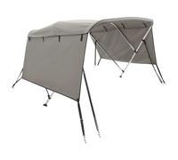 vidaXL Bimini di Prua con Pareti Laterali 3 Archi 183x(170-182) x137cm, Bimini per imbarcazione, tendalino per Barca, Copertura per imbarcazione