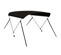 vidaXL Bimini di Prua con Tendalino 2 Archi Nero 150x120x110 cm