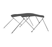 VIDAXL - Bimini di Prua con Tendalino a 3 Archi Antracite 183x196x137 cm