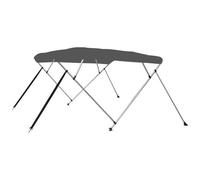 vidaXL Bimini di Prua con Tendalino a 4 Archi Antracite 243x210x137 cm