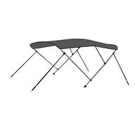 VIDAXL - Bimini di Prua con Tendalino a 3 Archi Antracite 183x160x137 cm