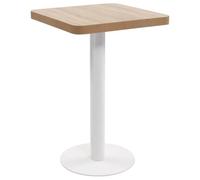 vidaXL Tavolo da Bistrot Marrone Chiaro 50x50 cm in MDF