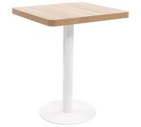 vidaXL Tavolo da Bistrot Marrone Chiaro 60x60 cm in MDF