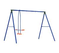 vidaXL Blu, Verde, Arancione Acciaio e PE