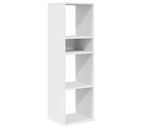 vidaXL Libreria 34x31x112 cm Bianca in legno multistrato
