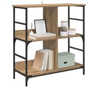 vidaXL Libreria Rovere Artigianale 78.5 x 33 x 82 cm Legno Multistrato,