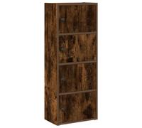 vidaXL Libreria Rovere Fumo 40x24x102 cm in Legno Multistrato, Armadio di stoccaggio, libreria Rack, scaffale di stoccaggio, libreria scaffale