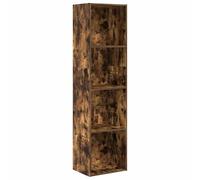 vidaXL Libreria Rovere Fumo 40x30x152 cm in Legno Multistrato, scaffale per Libri, scaffale, scaffale Contenitore, armadietto portaoggetti