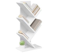 vidaXL Libreria ad Albero 4 Piani 30 x 18 x 60 cm Legno ingegnerizzato, Mensola per libri stilosa, ripiano moderno, supporto stretto per il soggiorno, scaffali decorativi per casa