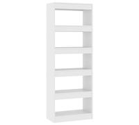 vidaXL Libreria/Divisorio Bianco 60x30x166 cm in Truciolato